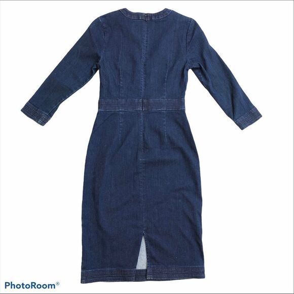 Banana Republic Casual Denim Dress Size 0‎ - Picture 10 of 14